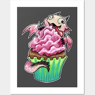 Cupcake dragon sugar rush Posters and Art